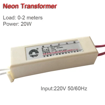 2Meters Neoninis Ženklas Transformatorių, Elektros Tiekimo Neon Eelectronic Lygintuvas Įėjimas 220V 25W Galia 2KV30mA32kHz Nemokamas Pristatymas