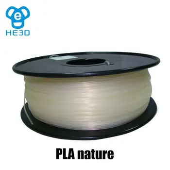 PLA gamtos 3D spausdintuvas PLA1.75mm 1kg(2.2 lb) gijų, skaidrus įvairiaspalvis