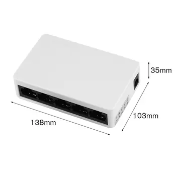 Mini 5/8/8+2/16 Port 10/100/Gigabit Switch SPOE Greitai 