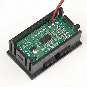 Mini Digital Voltmeter Ammeter DC0-100v Skydelis Voltų Srovės Matuoklis Testeris su 2/3 Laidai LED Panel Skaitmeninis Ekranas 5.6 Į *^
