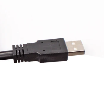 Naujas 2X USB 2.0 A Male į 2 Dviviečiai Dual USB Moterų Splitter Cable HUB Įkroviklis #79972