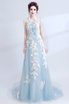Pasakų saldus gėlių ornamento formavimas Prom Chalatai Vakaro Suknelės ilgai jungiamąją šifono Homecoming suknelė Elegantiškas Šalis Vestido De Festa