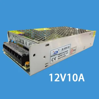 [Septynių Neon]Nemokamas pristatymas 10sets aukštos kokybės DC12V 10A 120W maitinimo adapteris