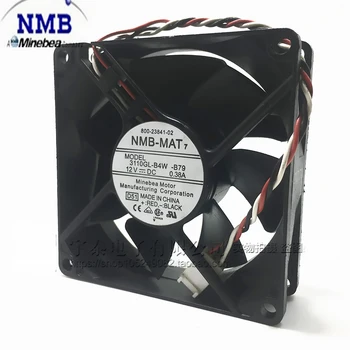 Už NMB 8025 8cm 80mm 3110KL-04W-B79 2851 2821 switch DC 12V 0.38 serverio keitiklio aušinimo ventiliatorius 80x80x25mm