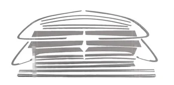 Nemokamas pristatymas ,2009-2012 už Hyundai Santa Fe 5dr Aukštos kokybės nerūdijančio plieno, Automobilių langų apdailos juostelės(22pcs) ,automobilių dangčiai/GTB