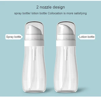 Virtuvės Saugojimo 50ML 100ML Tuščias Mėginio Purškimo Mini Butelis nešiojamų ekologišką saugojimo losjonas butelis
