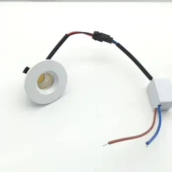10 Pakimba 3W LED Mini Einbauleuchte Maþdaug verstellbarer Vietoje Deckenlampe 220 V LED-Schrankleuchte