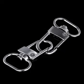 10 vienetų Swivel Karabinai Kablys Key Chain 18mm x 33 mm