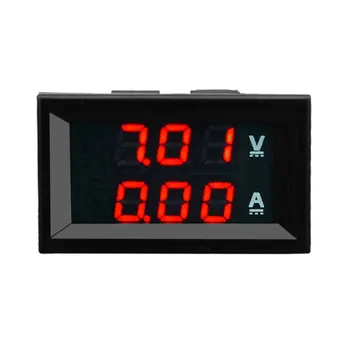 100V 10A Voltmeter Ammeter Mėlyna Raudona LED Amp Dual Digital Volt Matuoklis Daviklis digital voltmeter ammeter voltimetro amperimetro