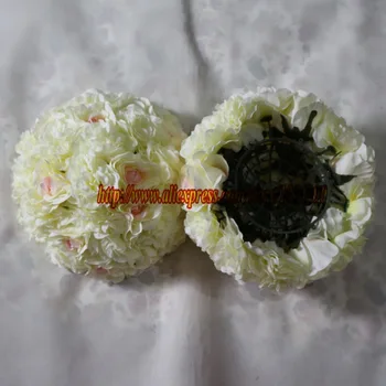10VNT/daug 30cm vestuvių dekoravimas Dirbtinio šilko Rožė bučiavosi gėlių kamuolys stalo puošmena, gėlių kamuolys apdailos TONGFENG