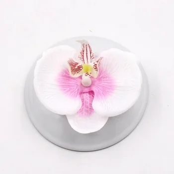 10vnt Dirbtinio Šilko Drugelių Orchidėja, Gėlių Vestuvių Dekoratyvinių Gėlių 