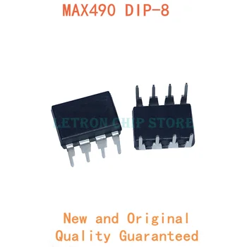 10VNT MAX490 DIP8 MAX490CPA DIP-8 MAX490EPA CINKAVIMAS naujas ir originalus IC Lustų rinkinys