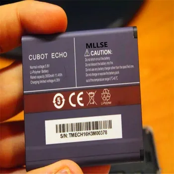 10vnt MLLSE ECHO 3000mah baterija CUBOT ECHO Mobiliojo telefono baterija