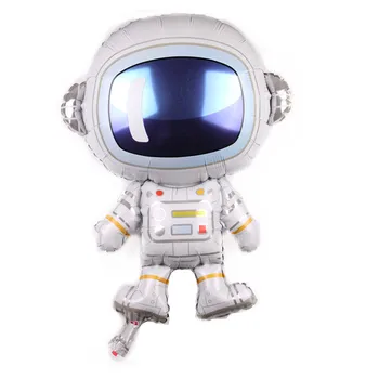 18 colių Kosmoso Folija Balionų Šalis Astronautas Raketų Folija Balionai Galaxy Temą Šalis Berniukas Vaikams Gimtadienio Apdaila