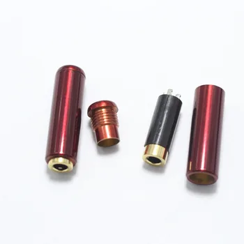 1PCS 3.5 mm Plug Garso Lizdas 4 Polių Auksą, Sidabrą, Ausinių Adapteris, skirtas 