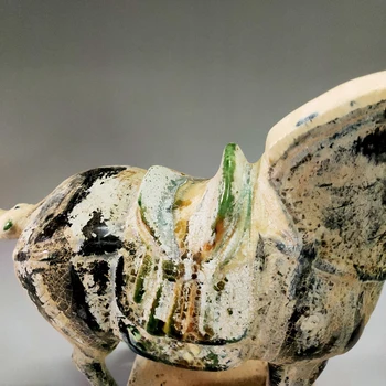 20 cm / Parengti Kinijos Garsaus Tang Dinastijos Meistriškumo Tango Sancai Keramikos Kolekcija Namų Puošybai Black Horse Statula