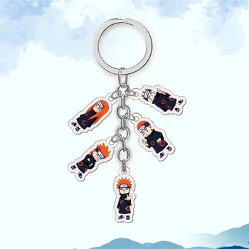 2019 Anime Ir Animacinių Filmų Anime Naruto Kakashi Keychain Žavesio Mobilųjį Telefoną, Dirželis, Reikmenys, Metalo Lydinio Keychain