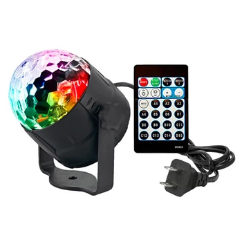 2019 naujas 15 spalva mažas magija kamuolys šviesos diodų (LED) scenos šviesos diskoteka kristalų magija kamuolys spalvinga šviesos lazerio šviesa