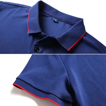 2020 m Nauji slim vyrų polo marškinėliai Vyrams Medvilnės trumpomis Rankovėmis marškiniai prekinių Ženklų marškinėliai apykaklės Mens polo Marškinėliai Šifono greitai-džiovinimo S-4XL