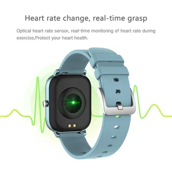 2020 Mados Smart Juosta Sporto Žiūrėti Touch Fitneso Apyrankę Širdies ritmo Monitorius IOS/Garbė/Sony/Xiaomi PK Mi juosta 5/6 Ne