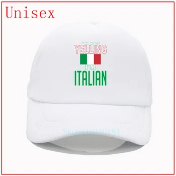 2020 naujas Siuvinėjimo aš esu italijos Tėtis Skrybėlę Beisbolo kepuraitę Hip-Hop Dangtelis su plastiko shield beisbolo kepurę gorras mujer Skrybėlę koziris Kepuraitės