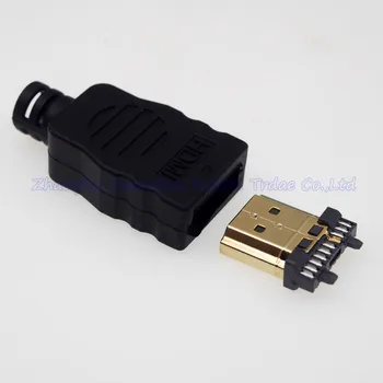 25set Aukštos Kokybės paauksuoti HDMI Jungtis HDMI Lituojamas Bendras Male Plug
