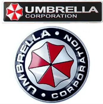 3D Aliuminio Umbrella korporacijos automobilių lipdukas priedai lipdukai bmw audi vw ir 