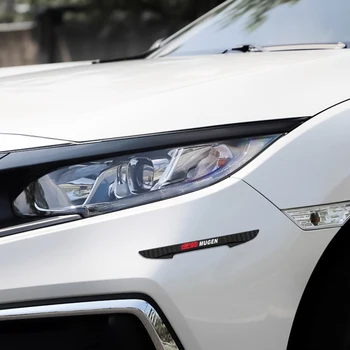 4PCS Automobilio Durelių Krašto Gynėjas galinio vaizdo Veidrodis Bamperis Gramdyti Lipdukus Priedai už Mugen Power Honda Civic Sutarimu CRV Džiazo Tilptų