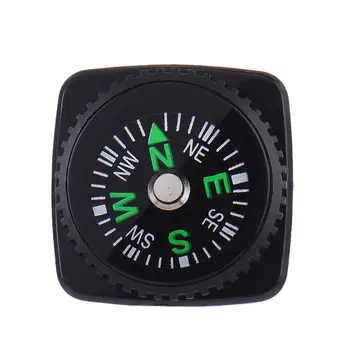50Pcs Nešiojamas Mini Kompasas Tiksliai Praktinių Guider Kempingas, Žygiai Šiaurės Navigacijos Išgyvenimo Mygtuką Dizainas Watchband Compass4
