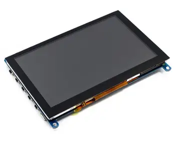 5inch HDMI LCD (H) Aviečių Pi 5 colių HDMI monitoriaus, LCD talpinė jutikliniu ekranu PC