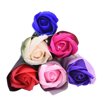 5vnt PE Gėlių Muilo Kvapnų Rožių Gėlių Vestuvių, Valentino Dienos Dovana, turintis gėlių 3,5 cm * 30 cm