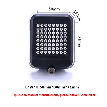 64 LED Dviračių užpakalinis žibintas atsparus Vandeniui Saugos Pažangi Automatinė Indukcijos Stiprintuvas Stabdžių USB Įkrovimo MTB Dviračių Žibintai LT0091