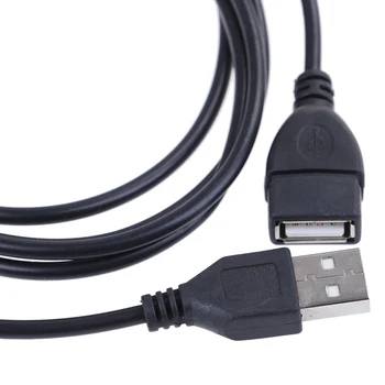 80/150cm USB prailginimo Kabelis Super Speed USB 2.0 Kabelis Vyrų ir Moterų Duomenis Pratęsimo Kabelis Sinchronizavimo USB 2.0 Laido Extender