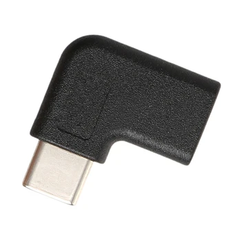 90 Laipsnių stačiu Kampu USB 3.1 C Tipo Vyrų ir Moterų USB-C Konverteris Adapteris