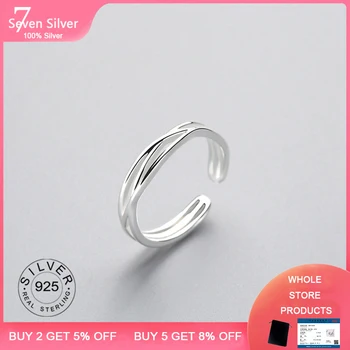 925 sterlingas sidabro žiedai moterims trikampio linijos derliaus bauda jelwery Daugiasluoksnės Tailando Sidabro Papuošalai Dovanų Šalis