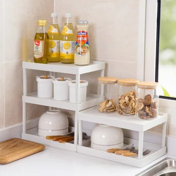 A1 Multi-layer darbalaukio stalčiuko plastikiniai virtuvės stovo vonios kosmetikos priemonių stalčiuko stalas lentyna wx11030955