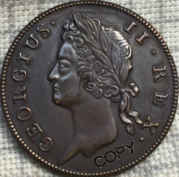 Airija 1736 kopijuoti monetas