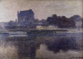 Aukštos kokybės Aliejaus tapybos Drobės Kopijos Vernon Bažnyčios Rūko (1893) Pateikė Claude Monet rankomis dažyti