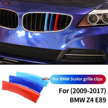 Automobilio Stilius BMW Z4 E89 2009-2017 3 spalvų Galiniai Lenktynių Grotelės Įrašus Įlankos, Apdaila, Apdailos Juostele Lipdukas Lipdukas ABS Priedų