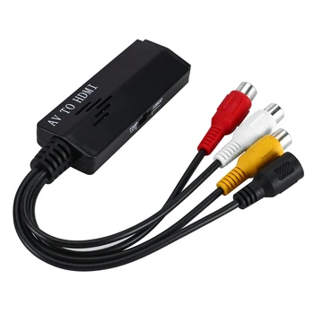 AV ir HDMI Adapteris Keitiklis su USB Įkrovimo Kabelis CVBS Video 1080P kompozitinė Video Audio Laidas PC/ Laptop/ Xbox