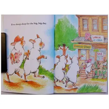 Avių Parduotuvėje Nancy E. Shaw Švietimo anglų Paveikslėlį Mokymosi Knyga Kortelės Istorija Knyga Kūdikių Vaikams Dovanos Vaikams