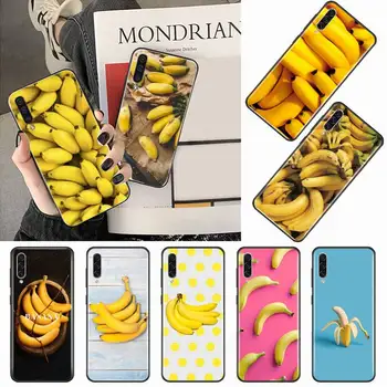 Bananų vaisių meno Aukštos kokybės Telefono dėklas Samsung galaxy S 9 10 20 10 21 30 31 40 50 51 71 s 20 pastaba j 4 2018 plius