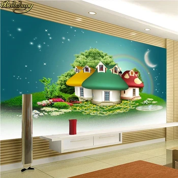 Beibehang papel de parede 3d freskomis, miegamasis, vaikų kambarys, sofa-fonas žalias tapetai zoologijos sodas mielas animacinių filmų namą