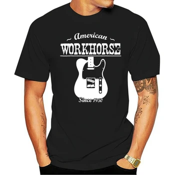 Camiseta da guitarra elétrica padaryti telecaster desde 1950 2021 laisvalaikio mada marškinėliai medvilnė