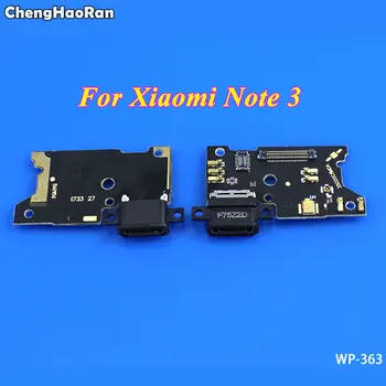 ChengHaoRan Už Xiaomi mi 3 Pastaba Note3 USB Doko Jungtis Įkrovimo lizdas Flex Kabelis Xiaomi 3 pastaba Micro USB Įkroviklį, Doke Uosto