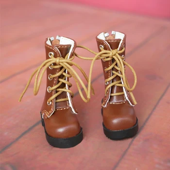 D01-P177 vaikų rankų darbo žaislas 1/6 Lėlės Priedai BJD/SD lėlės rudos Spalvos tvarsčiu batai 1pair