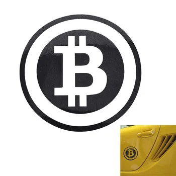 Didelis Bitcoin Automobilių Lipdukas Cryptocurrency Blockchain Laisvės Vinilo Lipdukas Automobilio Lango Lipdukas 16cm(Ilgis)*16cm(Plotis)