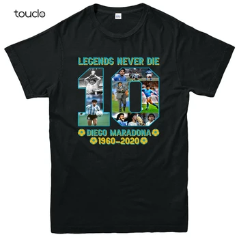 Diego Maradona 1960 - 2020 Legendos Niekada Mirti, T-Marškinėliai, Futbolo Žaidėjas Dovana Viršų
