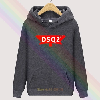 DSQ2 Logotipas Rudenį Aukštos Kokybės Hoodies Viršuje Hoodie Mens Lauko Drabužiai Palaidinukė Megztinis