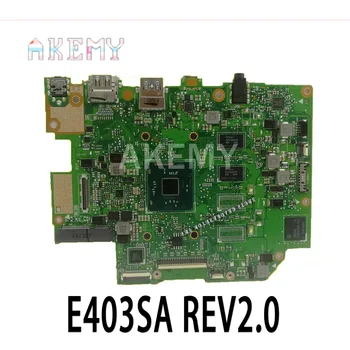 E403SA Už Asus motininę REV2.0 Mainboard 4G Atminties Laive N3700 PROCESORIUS su 128 Kietasis Diskas testuotas